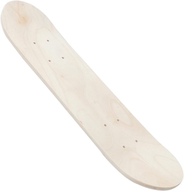 Beginner Kid Skateboard Hand-Painted Skateboard Painting Skateboard Unfinished Skateboard Decks Skateboard for DIY 7 Ply Skate Deck DIY Longboard Deck Wooden Graffiti Child