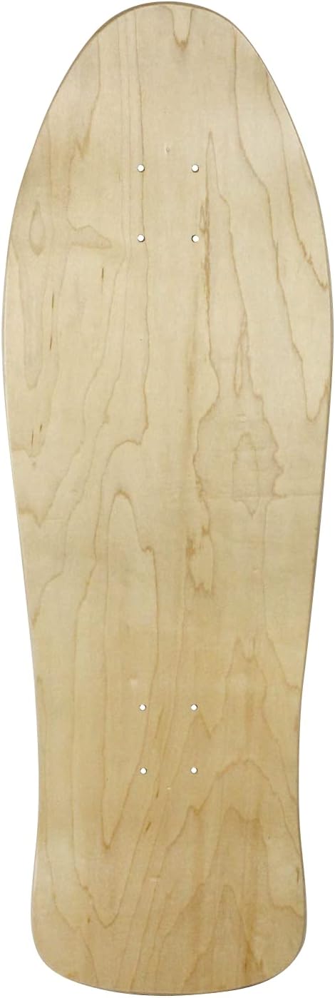 Old School Skateboard Deck Blank Retro 80's 10" x 30" Fish Shape with Black Griptape Sheet