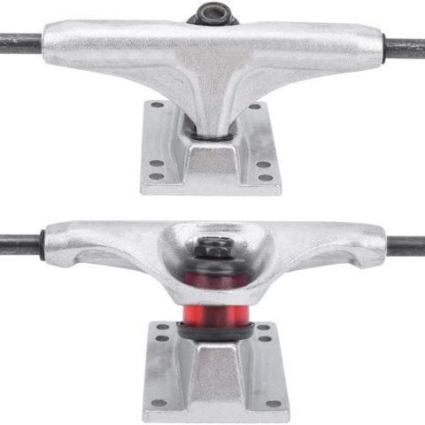 Skateboard Trucks Bracket Aluminium Alloy Longboard Bridge Stable Parts Silver 2PCS