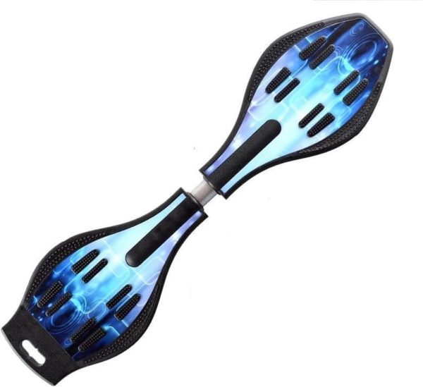 Caster Board, Deluxe Junior Skateboard with Illuminating Wheels for More Excitement,Fun and Visibility,  for Kids 8+, Upgrade Color