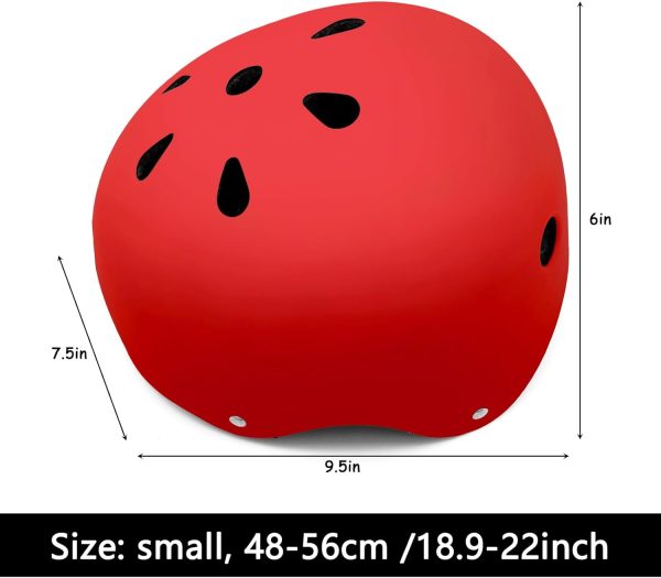 Kids Bike Helmet, Toddler Helmet for Kids Ages 3-5-8, Skateboard Helmet with Knee Elbow Wrist Pads for Boys Girls, Adjustable Protective Gear Set for Skating Bicycling Roller