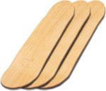3 PCS Blank Skateboard Decks, 8 x 31 inch 7-Layer Maple Double-Tail Skateboard, Ideal for Painting, and Wall Decoration