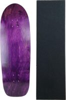 Old School Skateboard Deck Blank Retro 80's 10" x 33" Full Shape with Black Griptape Sheet