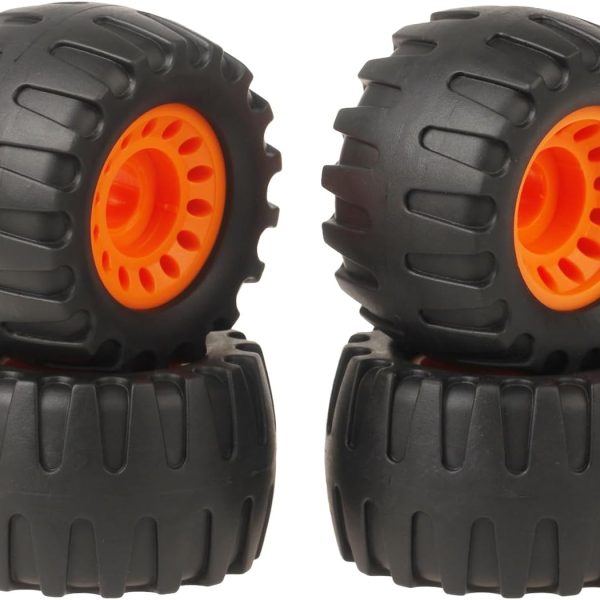 All Terrain Off Road Longboard Black Wide Skateboard Wheels - Set of 4,(76 * 45mm,75A)