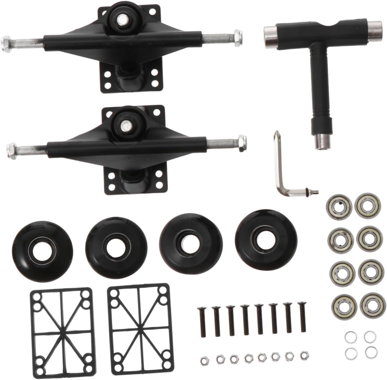 Skateboard Holder Combination Skateboard Tool Block and Tackle Pulley System Wheels Bearing Sturdy