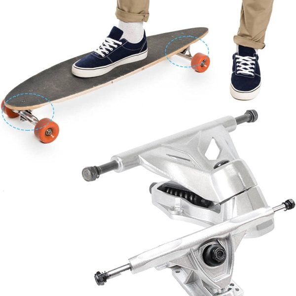 Skateboard Accessories 2 Pieces Aluminum Alloy Trucks Bridges Bracket