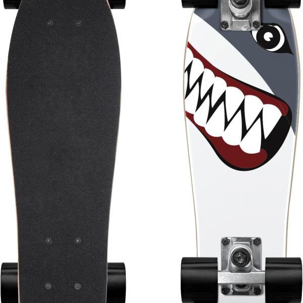 Skateboard Complete 22 Inch Mini  for Beginners Kids Boys and Girls