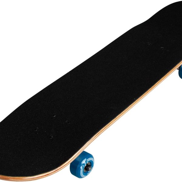 Skateboard with Durable Construction, Stable and Durable Wood Deck for Commuting, Smooth Polyurethane Wheels, Perfect for Beginners, All Skill Levels, Kids and Teens, and Skil Riders