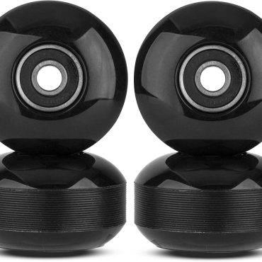 4pcs 52mm 95A Skateboard Wheels with Bearings, Street Wheels Skateboards Tricks Cruiser