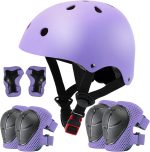 Color Gradient Adjustable Kids Bike Helmet Toddler Helmets for 3-5-8-14 Years Kids Girls Boys Youth Bicycle Helmet for Scooter Balance Bike Roller Skating Skateboard
