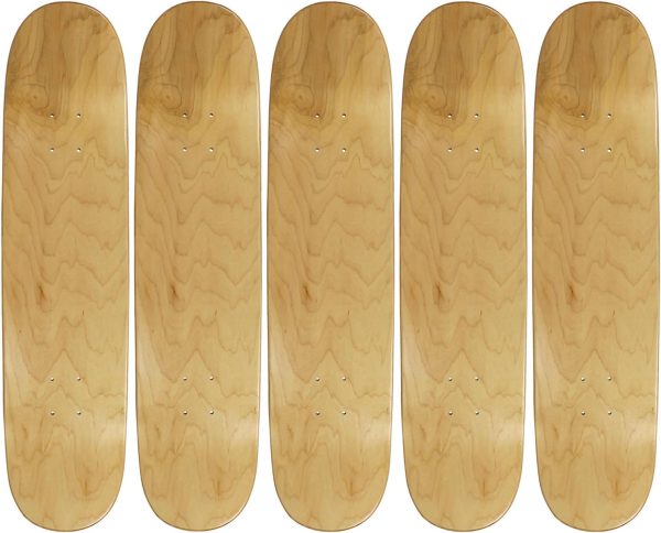 5 Pro Skateboard Decks Blank Choose Your Color + Size (7.75" 8.0" 8.25" 8.5")