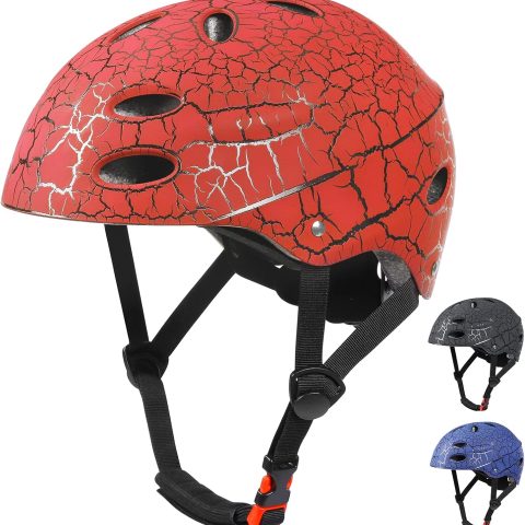 Skateboard Helmet Kids, Adjustable Skating Helmet,Breathable  Hard Shell Scooter Helmet for Multi-Sport Skateboarding Roller Skate  Boys Girls Ages 5-14 Children and Teens