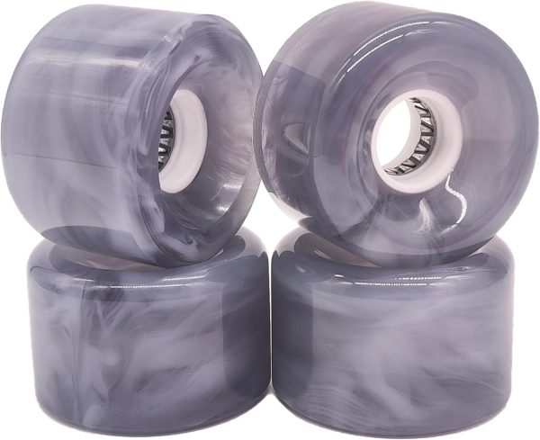 Skateboard Wheels Cruiser Skateboard Wheels 65mm 78A with Skateboard Kit, Bearings and Spacers