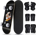7 Pcs Skateboard for Toddlers Beginners Knee Elbow Pads Wrist Guards Gear Set