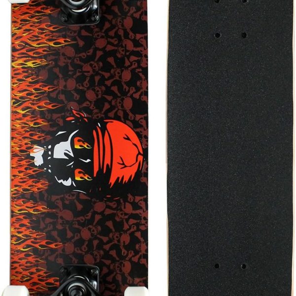 Complete Skateboard - Pro Style Quality - Maple 7-Ply Deck, Aluminum Trucks, Urethane Wheels, Precision Bearings - The Perfect Beginners